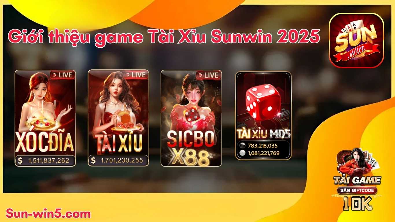 Giới thiệu game Tài Xỉu Sunwin 2025 Giới thiệu game Tài Xỉu Sunwin 2025