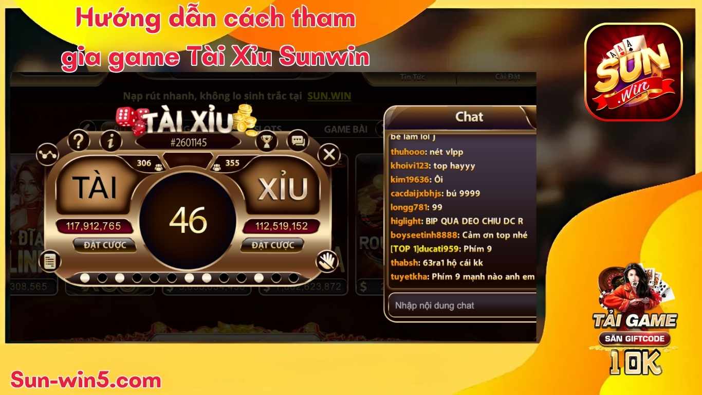 Hướng dẫn cách tham gia game Tài Xỉu Sunwin Hướng dẫn cách tham gia game Tài Xỉu Sunwin