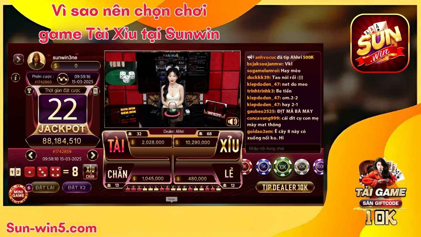Vì sao nên chọn chơi game Tài Xỉu tại Sunwin mỗi ngày? Vì sao nên chọn chơi game Tài Xỉu tại Sunwin mỗi ngày?